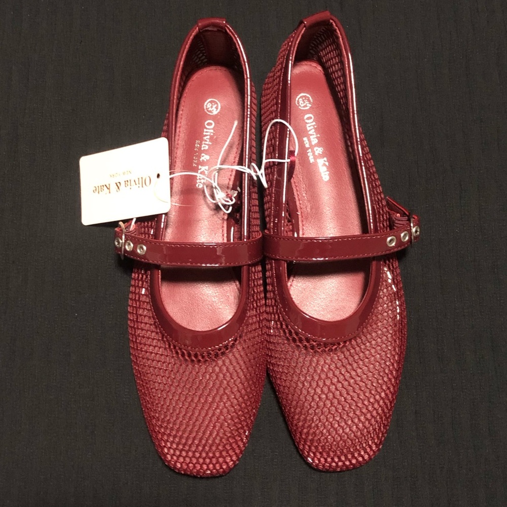 Oliva & Kate New York Women's Mesh Flats, Size 8.5, Casual Flats, Medium Width